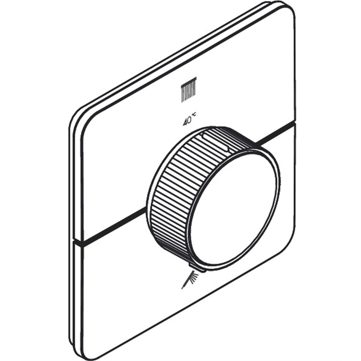 AXOR-ShowerSelect-ID-Thermostat-for-concealed-installation-softsquare-for-2-functions-36754-technical-02