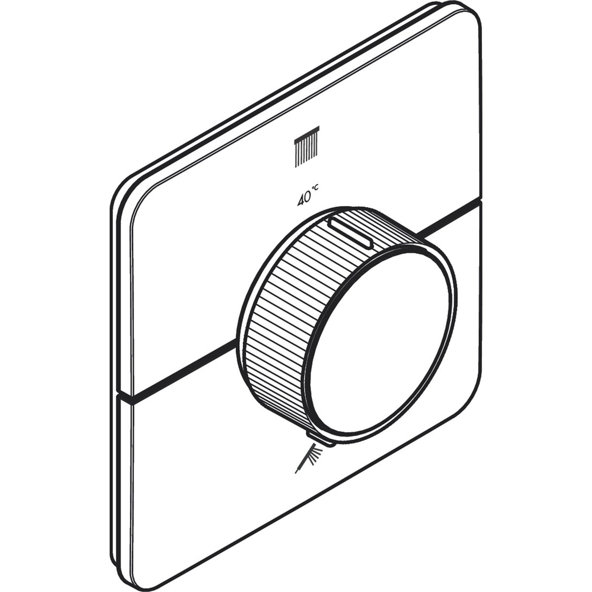 AXOR-ShowerSelect-ID-Thermostat-for-concealed-installation-softsquare-for-2-functions-36754-technical-03