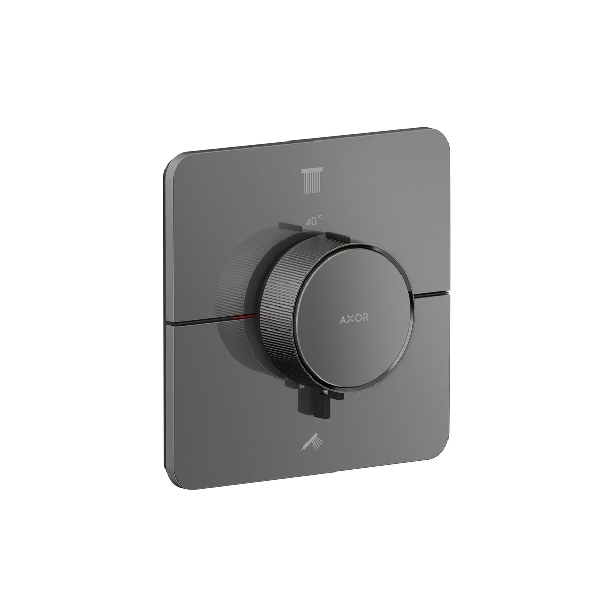 AXOR-ShowerSelect-ID-Thermostat-for-concealed-installation-softsquare-for-2-functions-Polished-Black-Chrome-36754330
