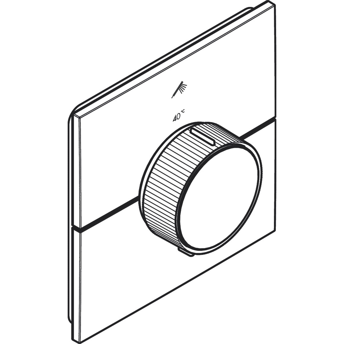 AXOR-ShowerSelect-ID-Thermostat-for-concealed-installation-square-for-1-function-36757-technical-03