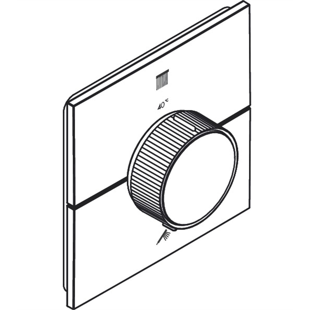 AXOR-ShowerSelect-ID-Thermostat-for-concealed-installation-square-for-2-functions-36752-technical-02