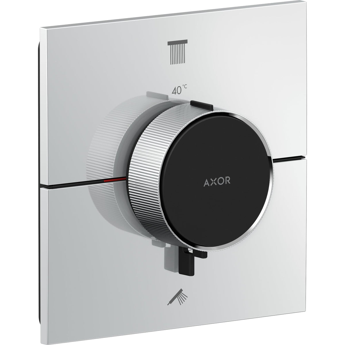AXOR-ShowerSelect-ID-Thermostat-for-concealed-installation-square-for-2-functions-Chrome-36752000