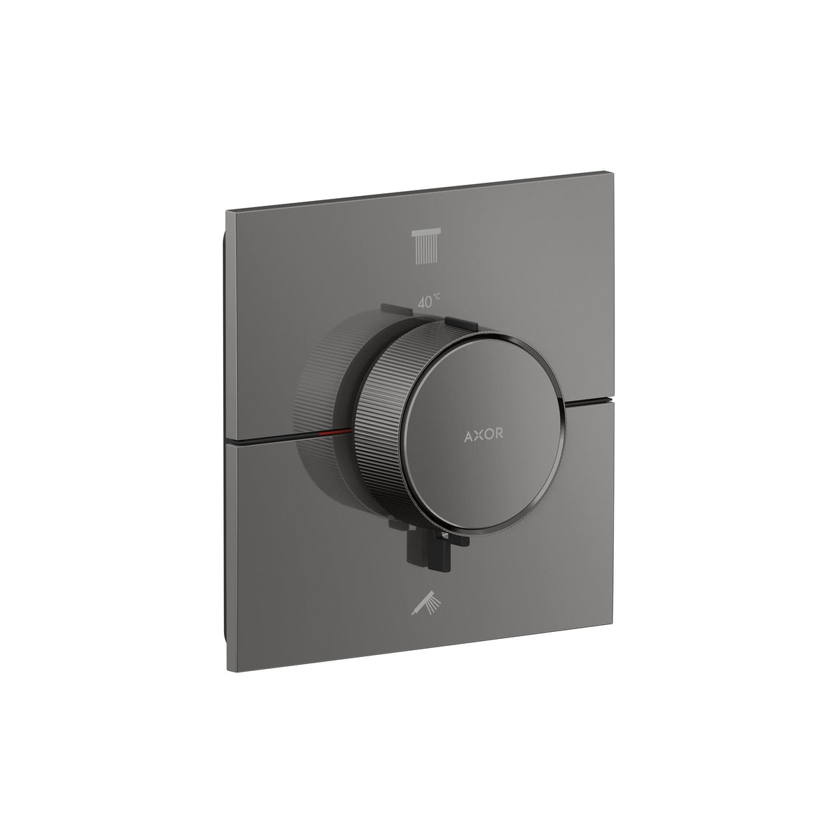 AXOR-ShowerSelect-ID-Thermostat-for-concealed-installation-square-for-2-functions-Polished-Black-Chrome-36752330
