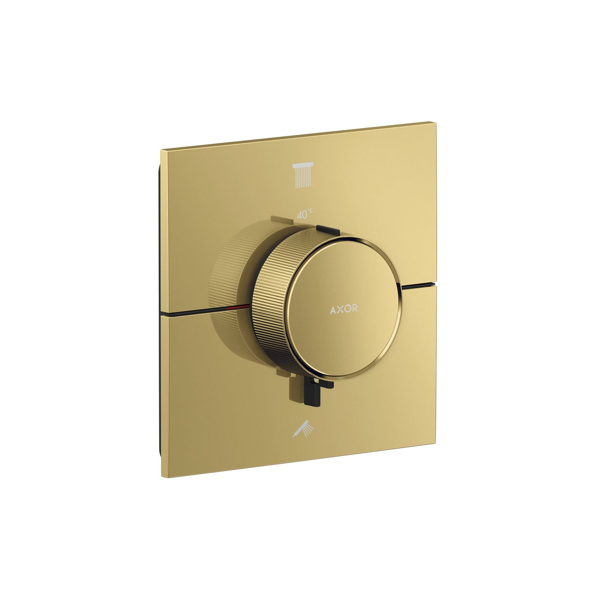 AXOR-ShowerSelect-ID-Thermostat-for-concealed-installation-square-for-2-functions-Polished-Gold-Optic-36752990