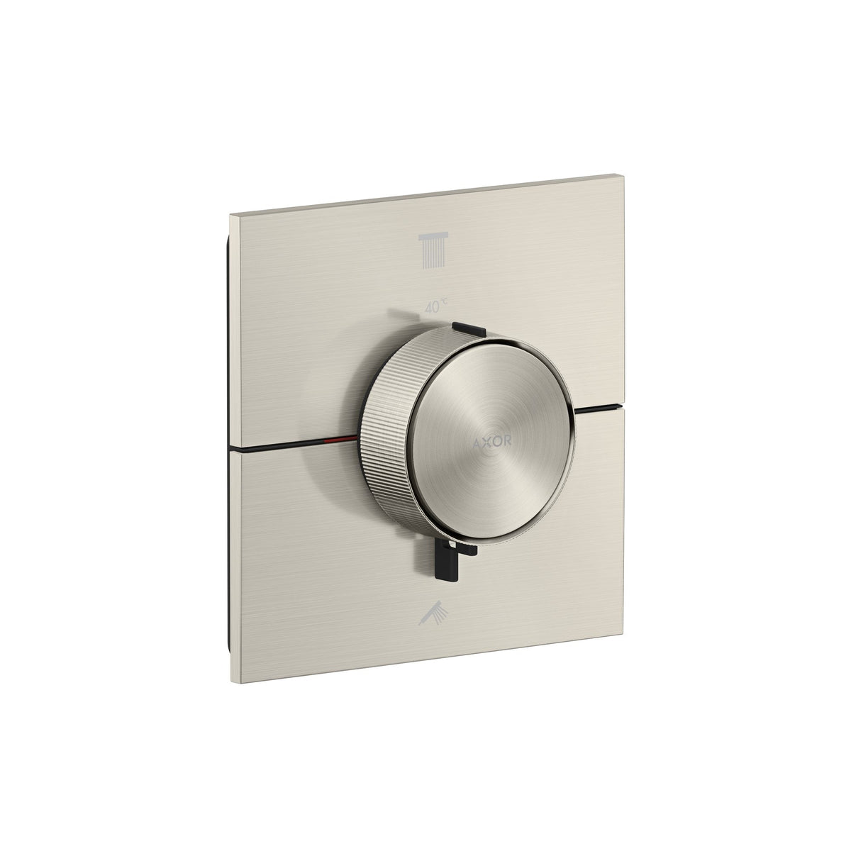 AXOR-ShowerSelect-ID-Thermostat-for-concealed-installation-square-for-2-functions-Stainless-Steel-Optic-36752800