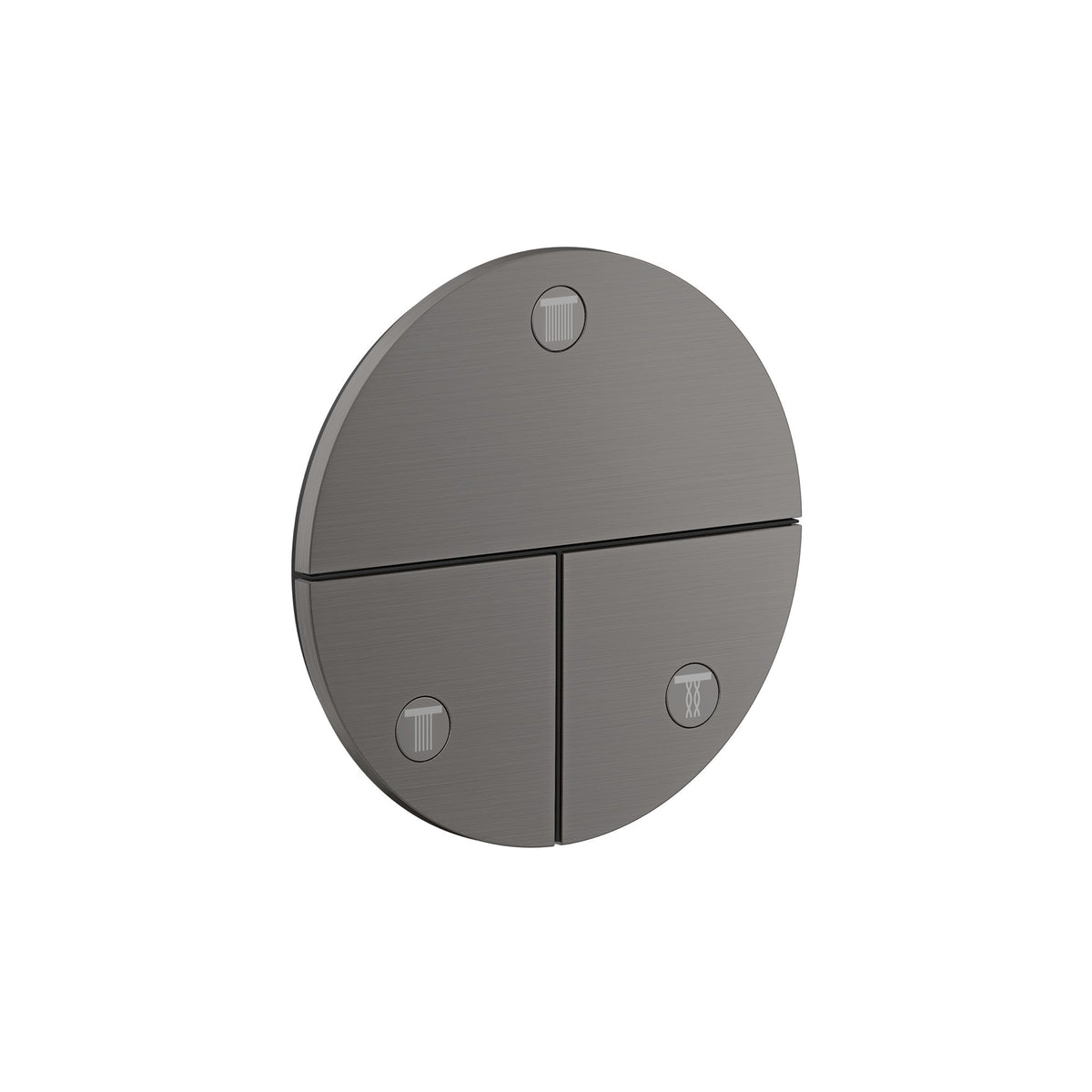 AXOR-ShowerSelect-ID-Valve-for-concealed-installation-round-for-3-functions-Brushed-Black-Chrome-36779340