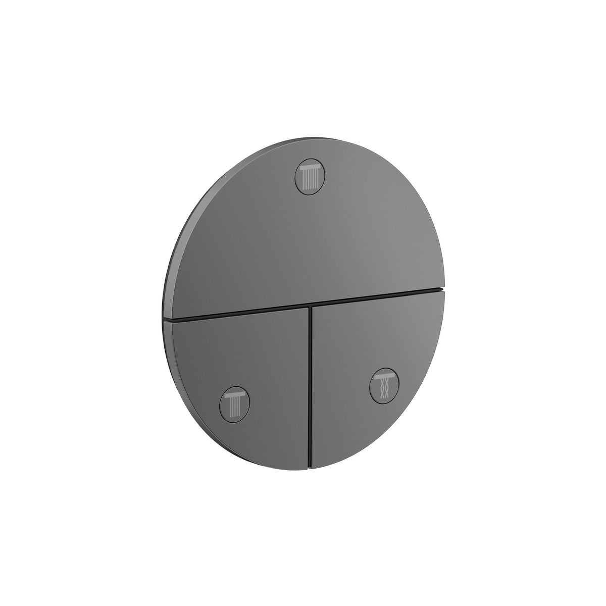AXOR-ShowerSelect-ID-Valve-for-concealed-installation-round-for-3-functions-Polished-Black-Chrome-36779330