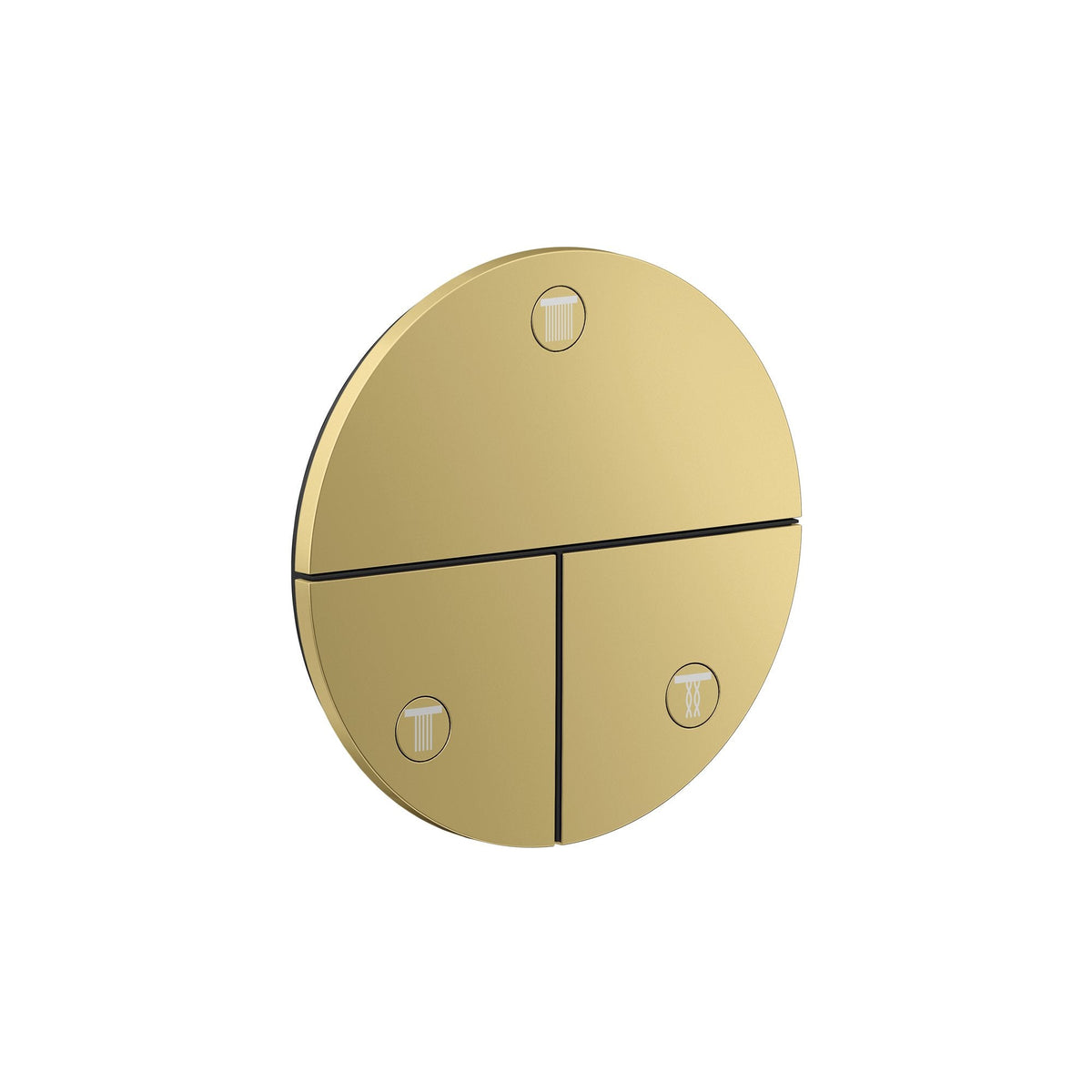 AXOR-ShowerSelect-ID-Valve-for-concealed-installation-round-for-3-functions-Polished-Gold-Optic-36779990