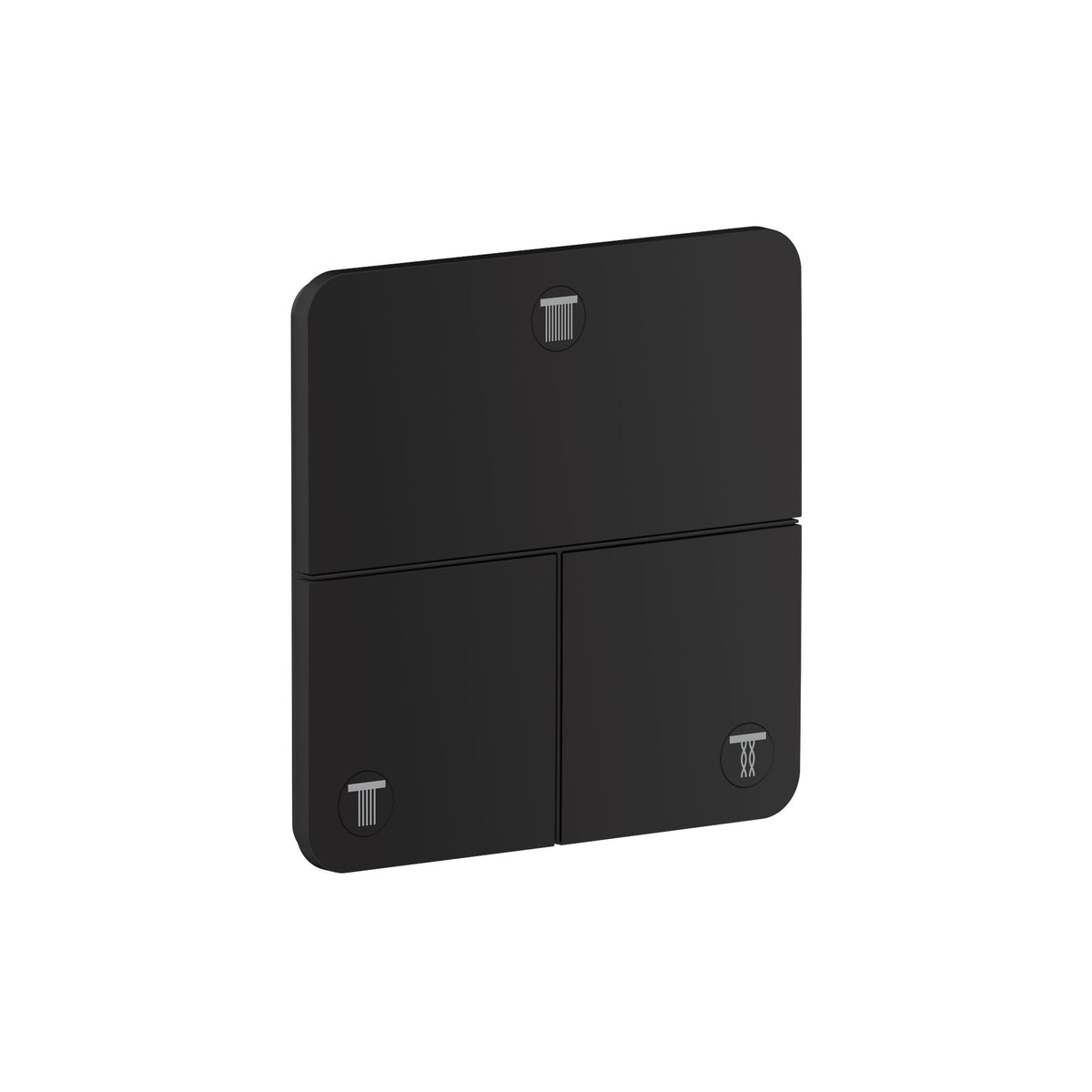 AXOR-ShowerSelect-ID-Valve-for-concealed-installation-softsquare-for-3-functions-Matt-Black-36781670