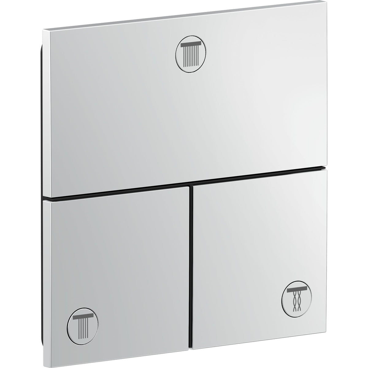 AXOR-ShowerSelect-ID-Valve-for-concealed-installation-square-for-3-functions-Chrome-36780000