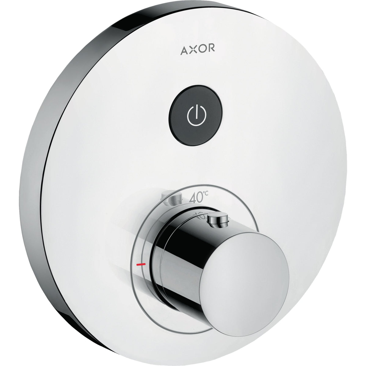 AXOR-ShowerSelect-Thermostat-for-concealed-installation-round-for-1-function-Polished-Chrome-36722020
