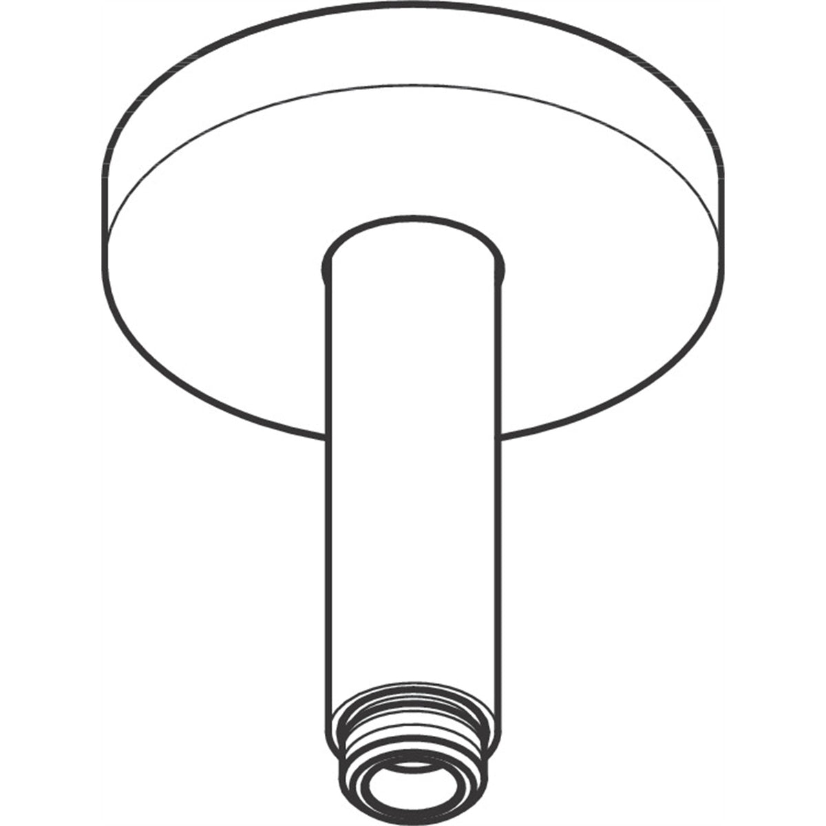 AXOR-ShowerSolutions-Ceiling-connector-100-mm-26432-technical-03