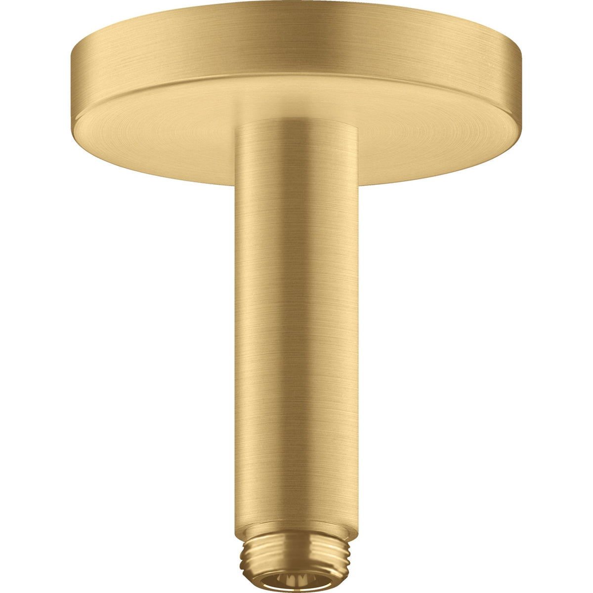 AXOR-ShowerSolutions-Ceiling-connector-100-mm-Brushed-Gold-Optic-26432250