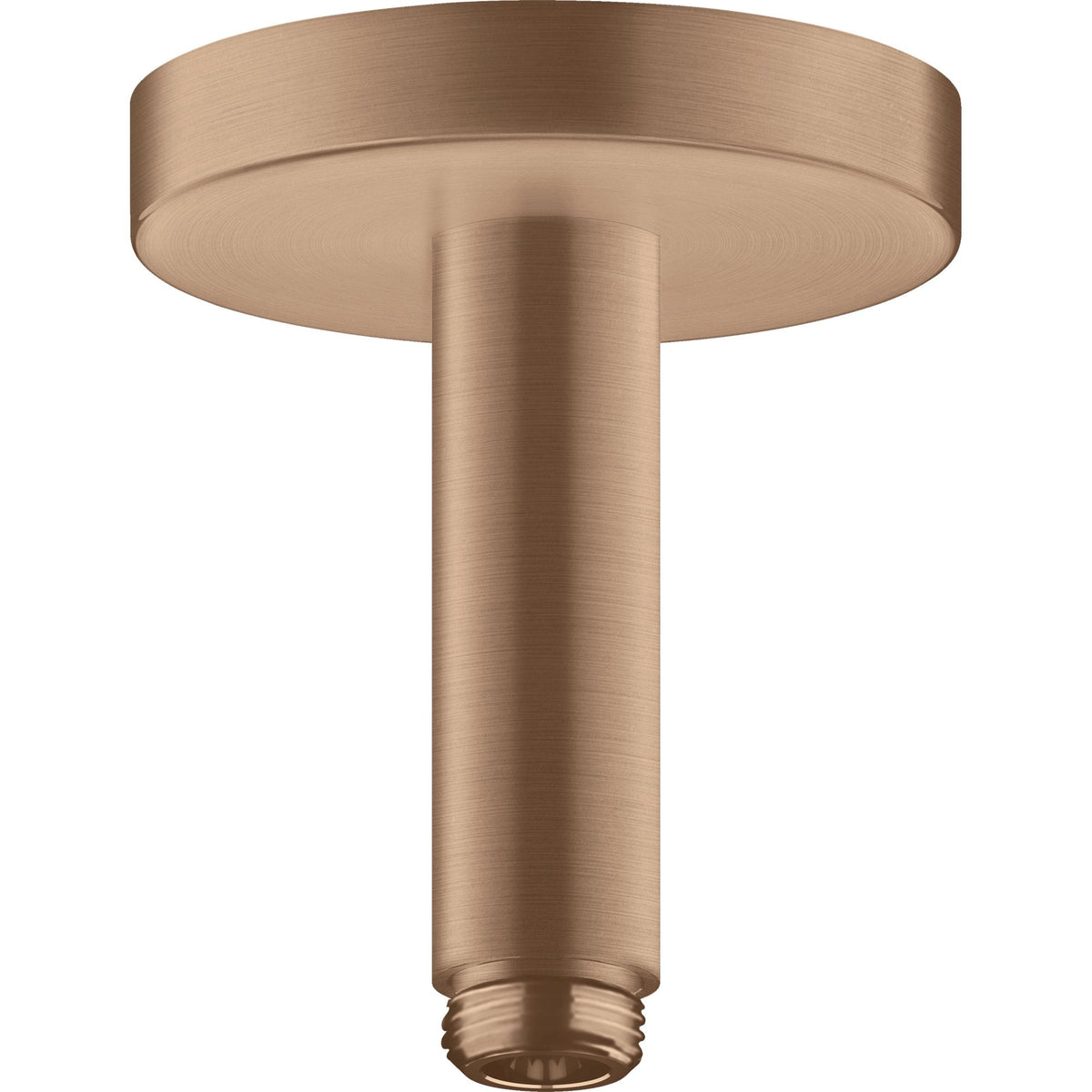 AXOR-ShowerSolutions-Ceiling-connector-100-mm-Brushed-Red-Gold-26432310