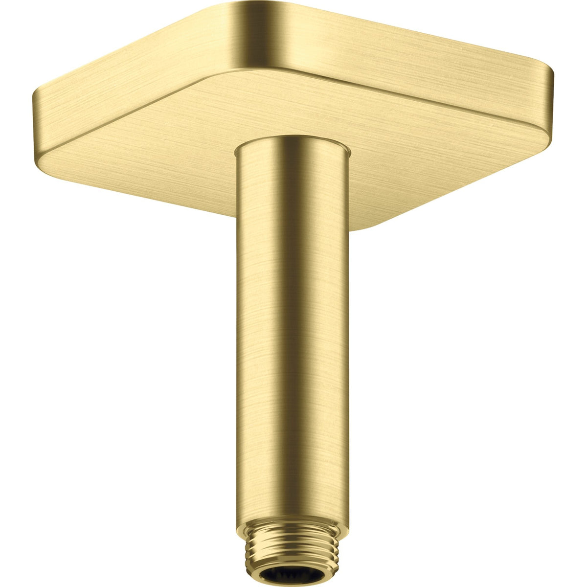 AXOR-ShowerSolutions-Ceiling-connector-100-mm-softsquare-Brushed-Brass-26965950