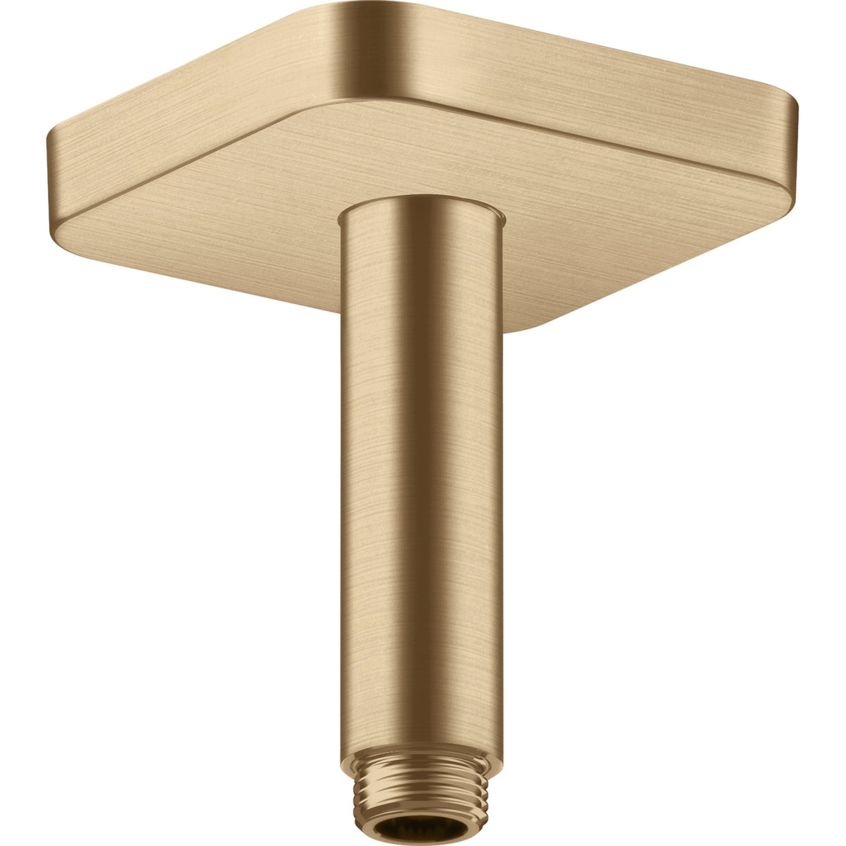 AXOR-ShowerSolutions-Ceiling-connector-100-mm-softsquare-Brushed-Bronze-26965140
