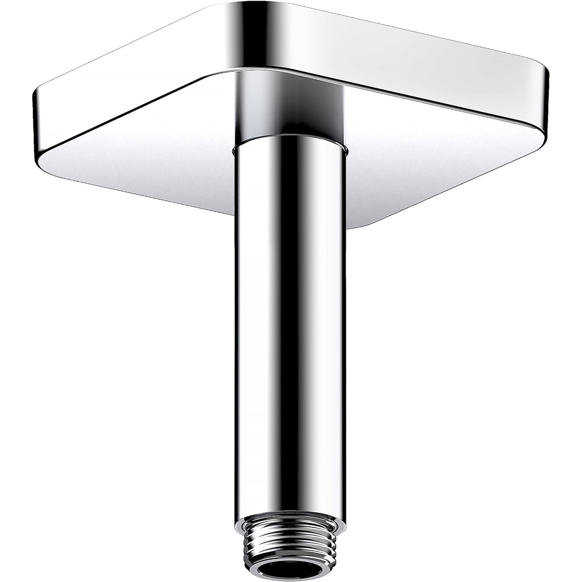 AXOR-ShowerSolutions-Ceiling-connector-100-mm-softsquare-Chrome-26965000