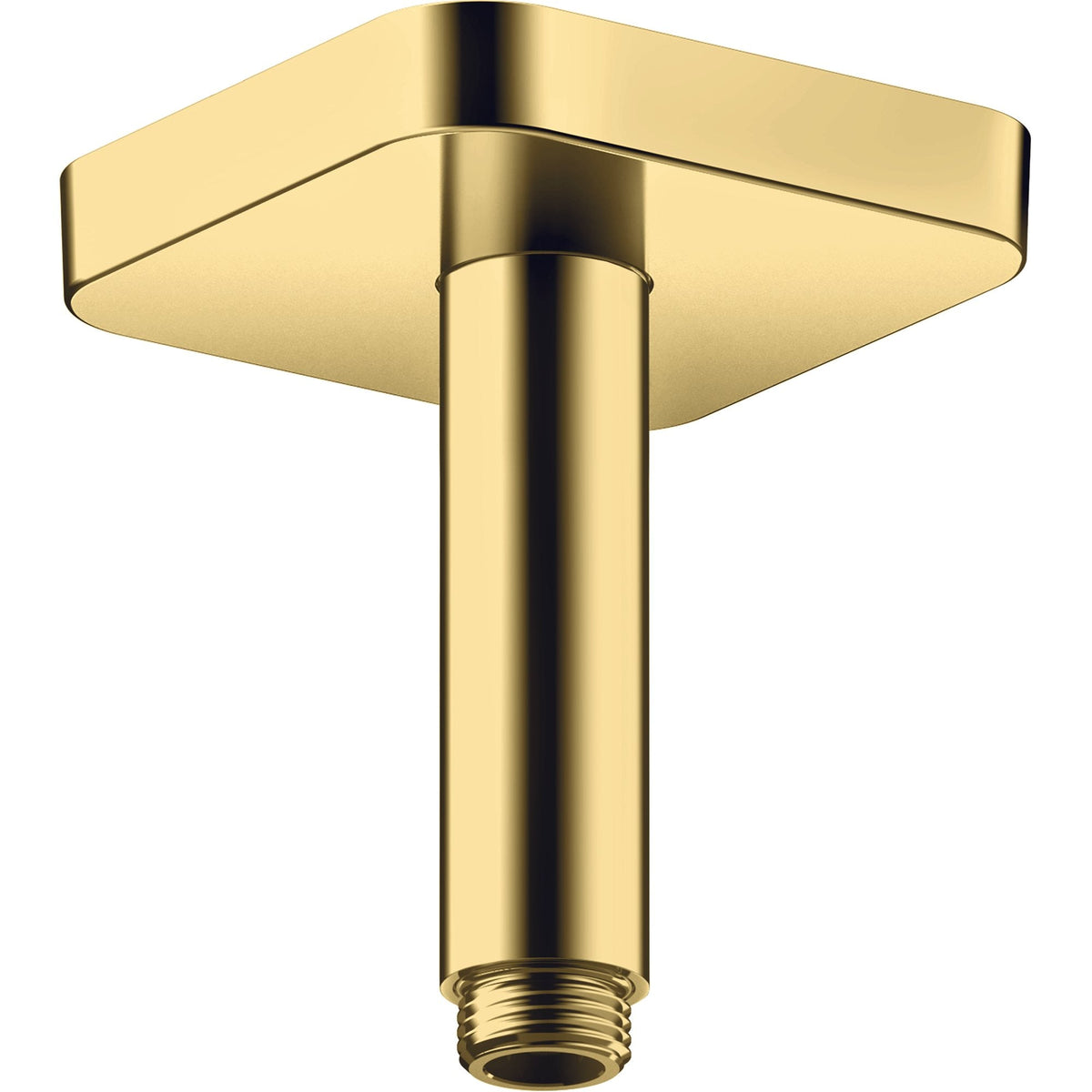 AXOR-ShowerSolutions-Ceiling-connector-100-mm-softsquare-Polished-Gold-Optic-26965990