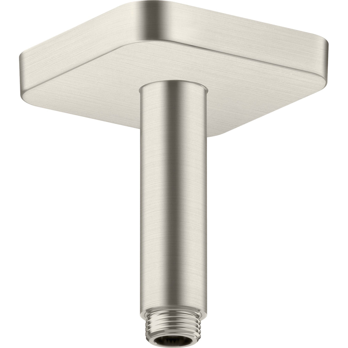 AXOR-ShowerSolutions-Ceiling-connector-100-mm-softsquare-Stainless-Steel-Optic-26965800
