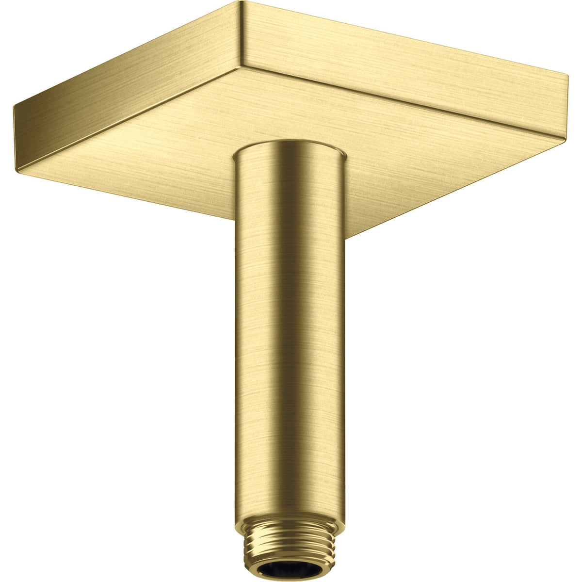 AXOR-ShowerSolutions-Ceiling-connector-100-mm-square-Brushed-Brass-26437950