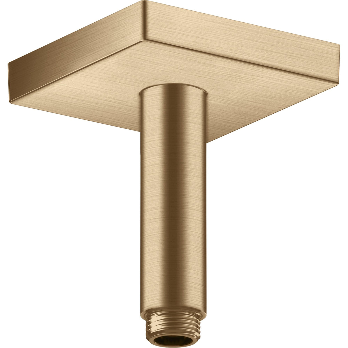AXOR-ShowerSolutions-Ceiling-connector-100-mm-square-Brushed-Bronze-26437140