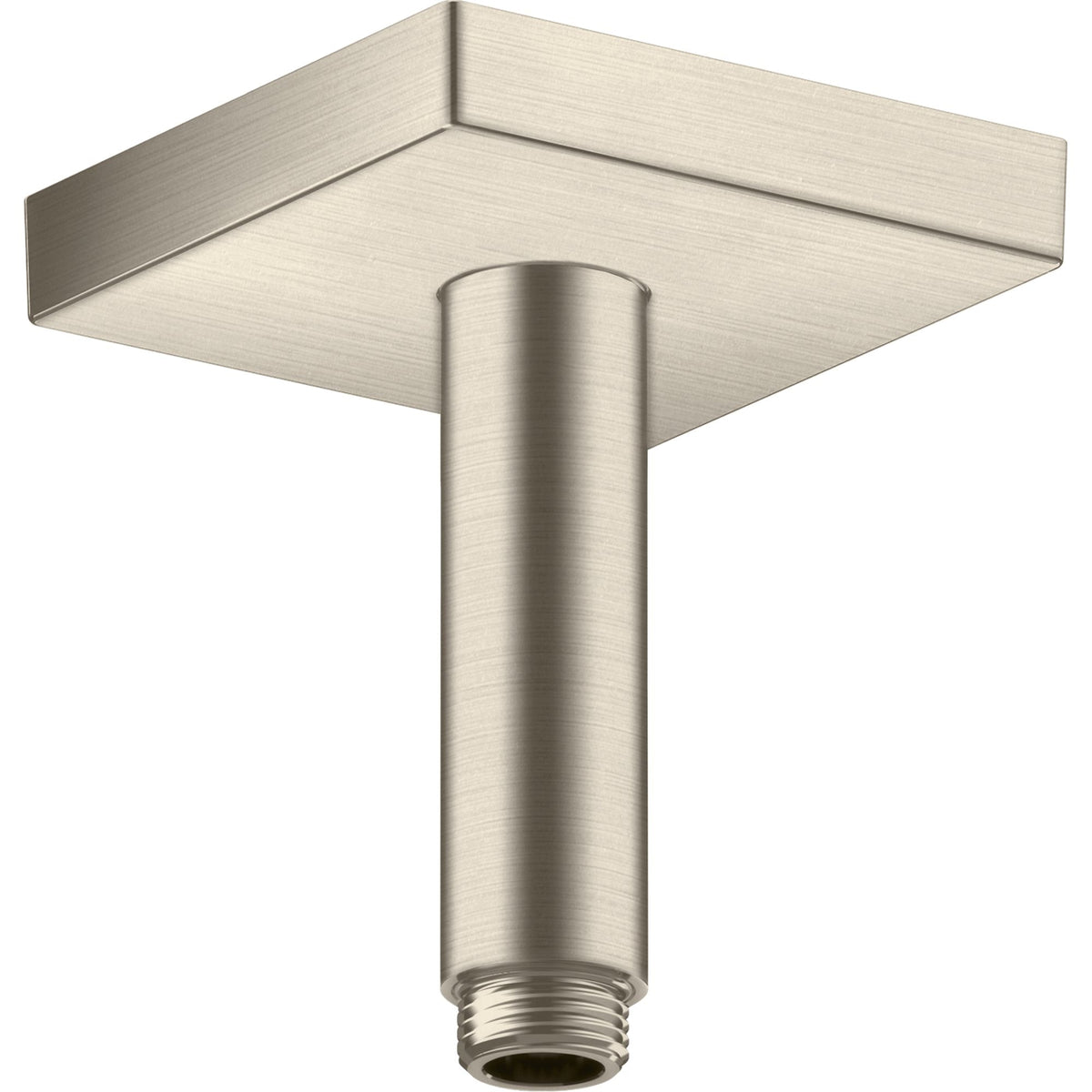 AXOR-ShowerSolutions-Ceiling-connector-100-mm-square-Brushed-Nickel-26437820
