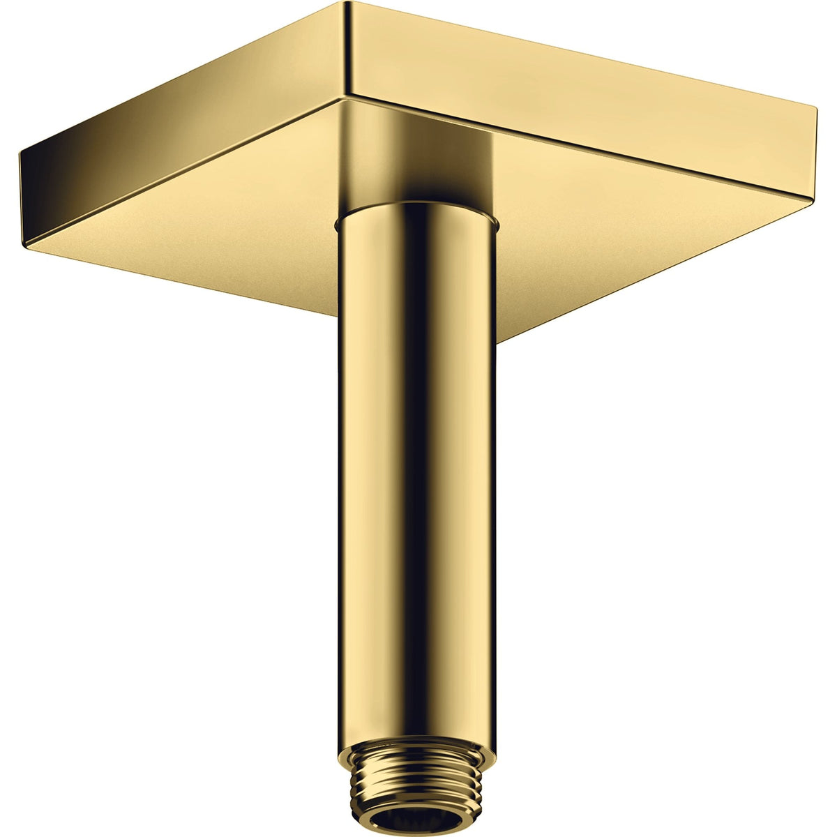 AXOR-ShowerSolutions-Ceiling-connector-100-mm-square-Polished-Gold-Optic-26437990