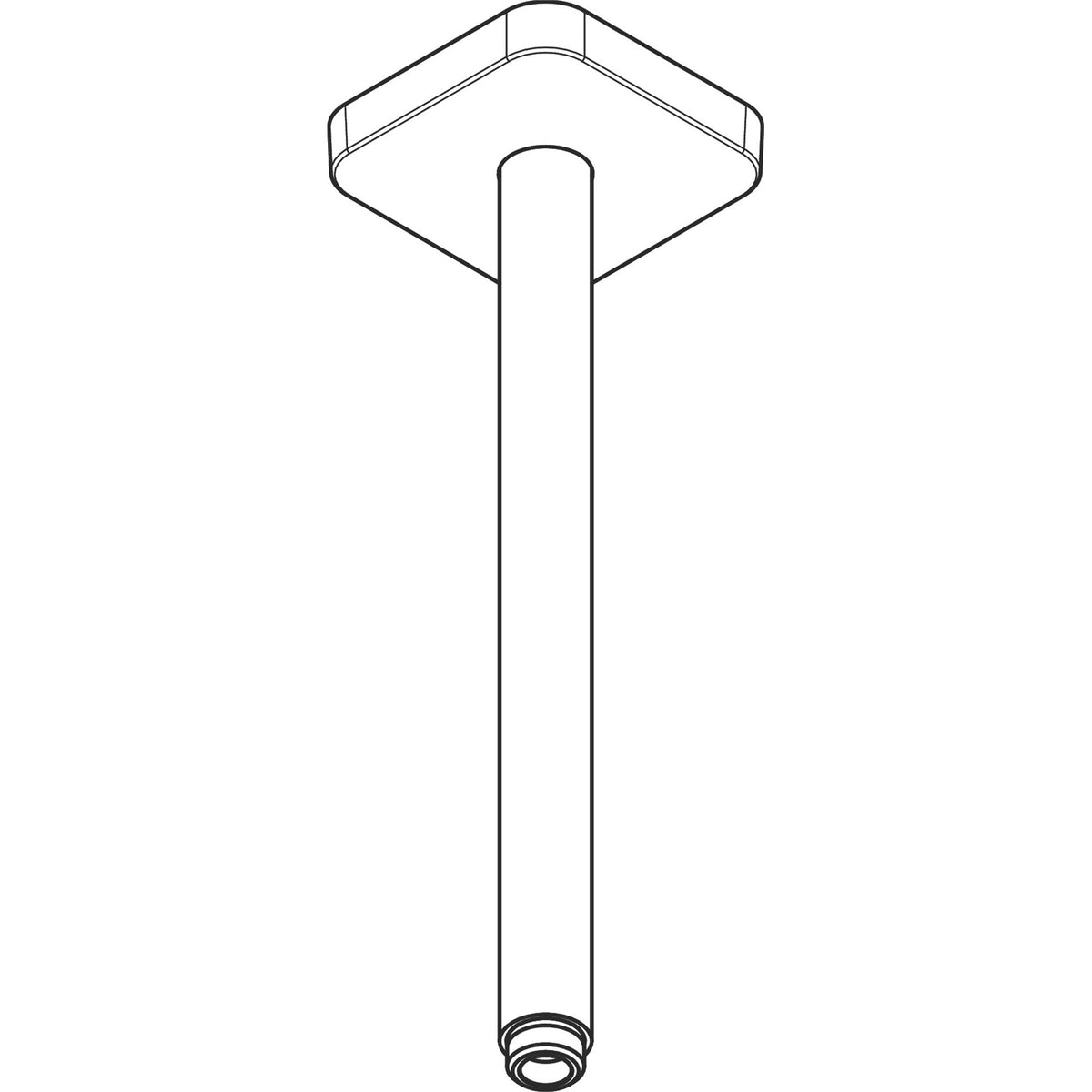 AXOR-ShowerSolutions-Ceiling-connector-300-mm-softsquare-26966-technical-03
