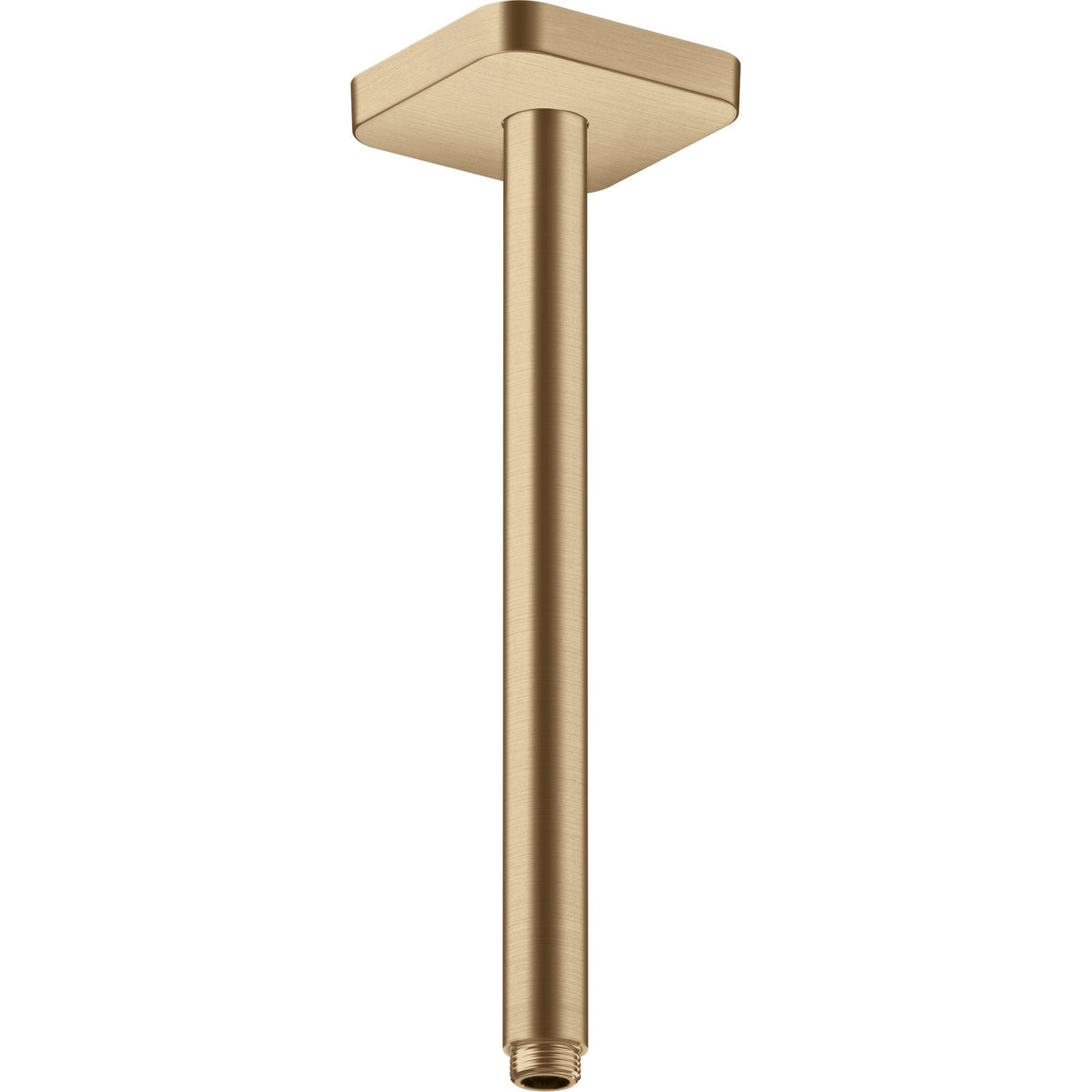 AXOR-ShowerSolutions-Ceiling-connector-300-mm-softsquare-Brushed-Bronze-26966140
