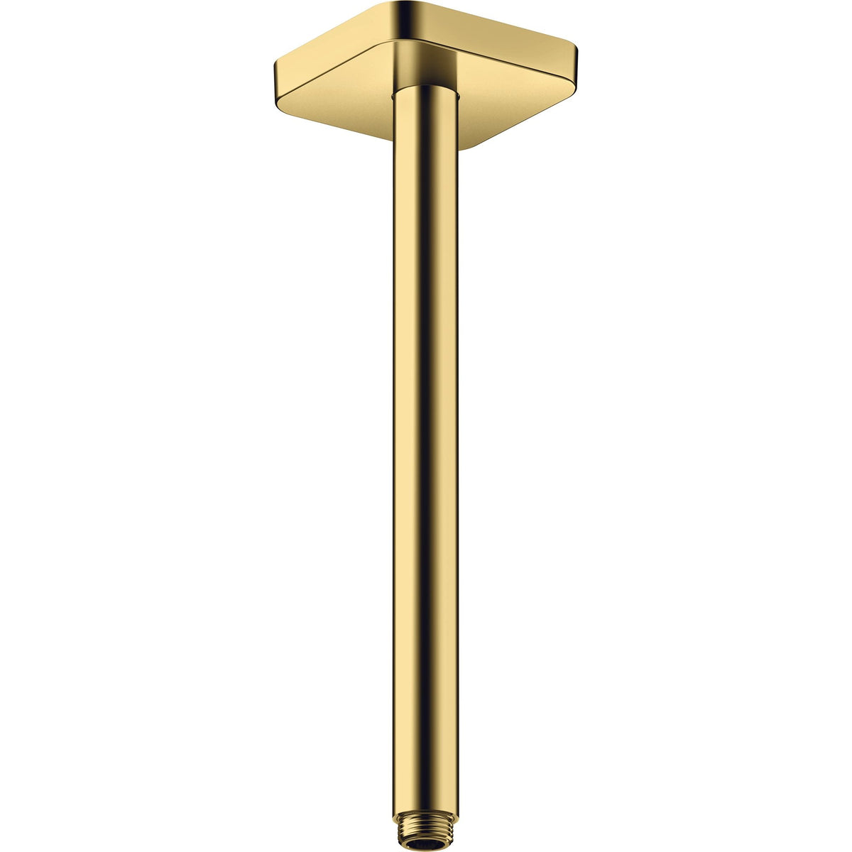 AXOR-ShowerSolutions-Ceiling-connector-300-mm-softsquare-Polished-Gold-Optic-26966990