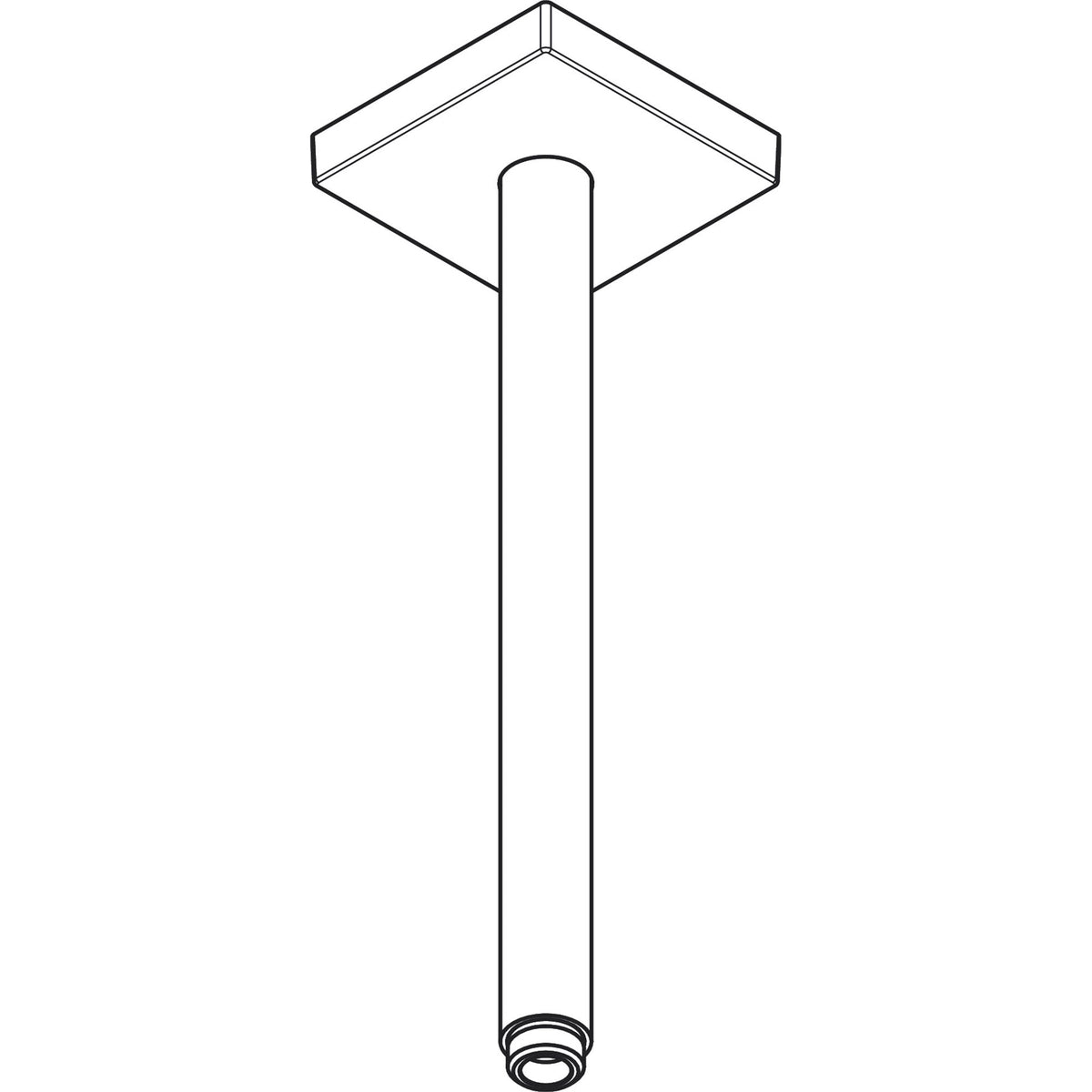 AXOR-ShowerSolutions-Ceiling-connector-300-mm-square-26438-technical-03