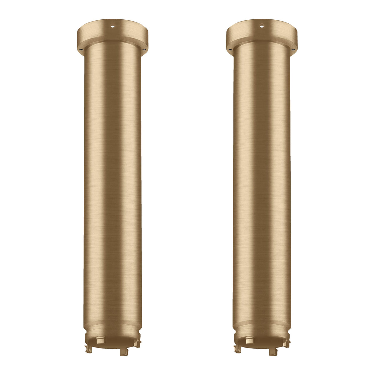 AXOR ShowerSolutions Extension set 230 mm for ceiling connector ShowerHeaven 1200 300 4jet Brushed Bronze 13603140
