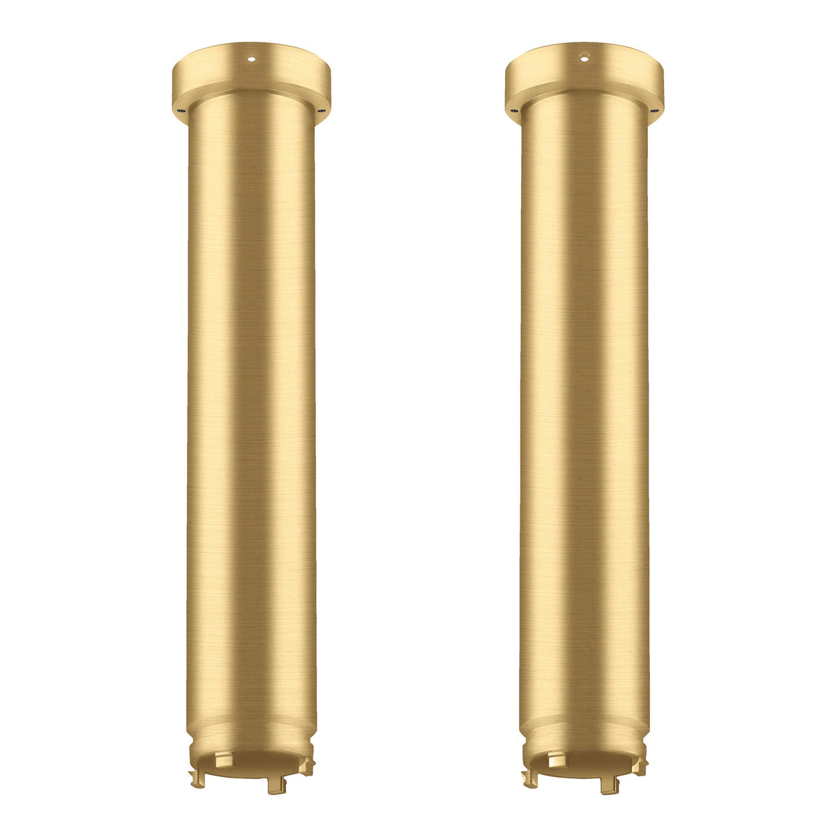 AXOR ShowerSolutions Extension set 230 mm for ceiling connector ShowerHeaven 1200 300 4jet Brushed Gold Optic 13603250