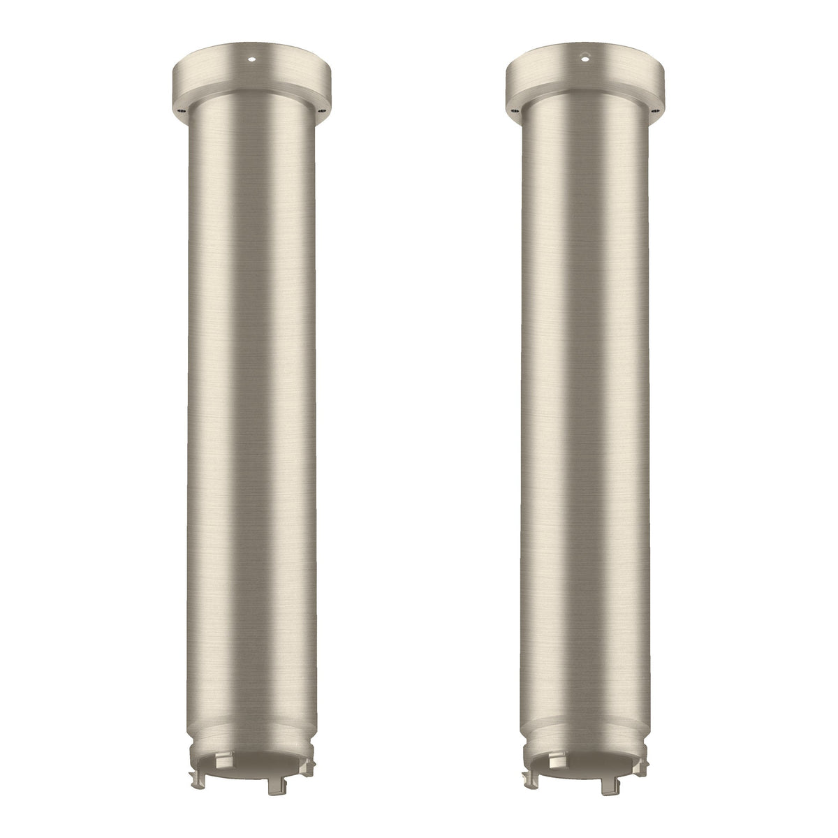 AXOR ShowerSolutions Extension set 230 mm for ceiling connector ShowerHeaven 1200 300 4jet Brushed Nickel 13603820
