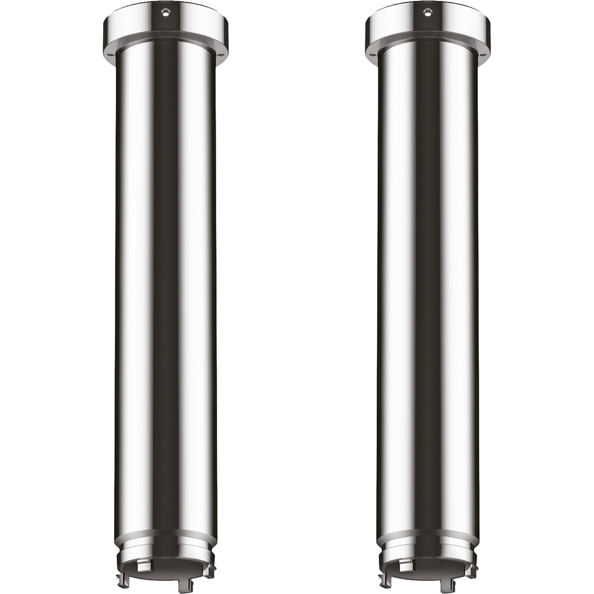 AXOR-ShowerSolutions-Extension-set-230-mm-for-ceiling-connector-ShowerHeaven-1200-300-4jet-Chrome-13603000