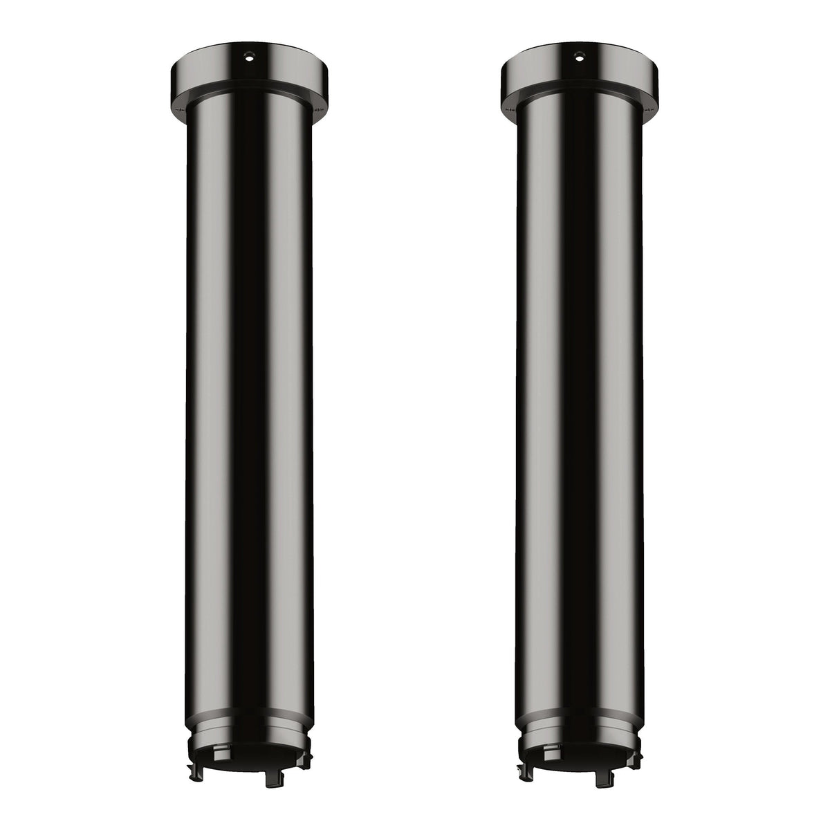 AXOR ShowerSolutions Extension set 230 mm for ceiling connector ShowerHeaven 1200 300 4jet Polished Black Chrome 13603330
