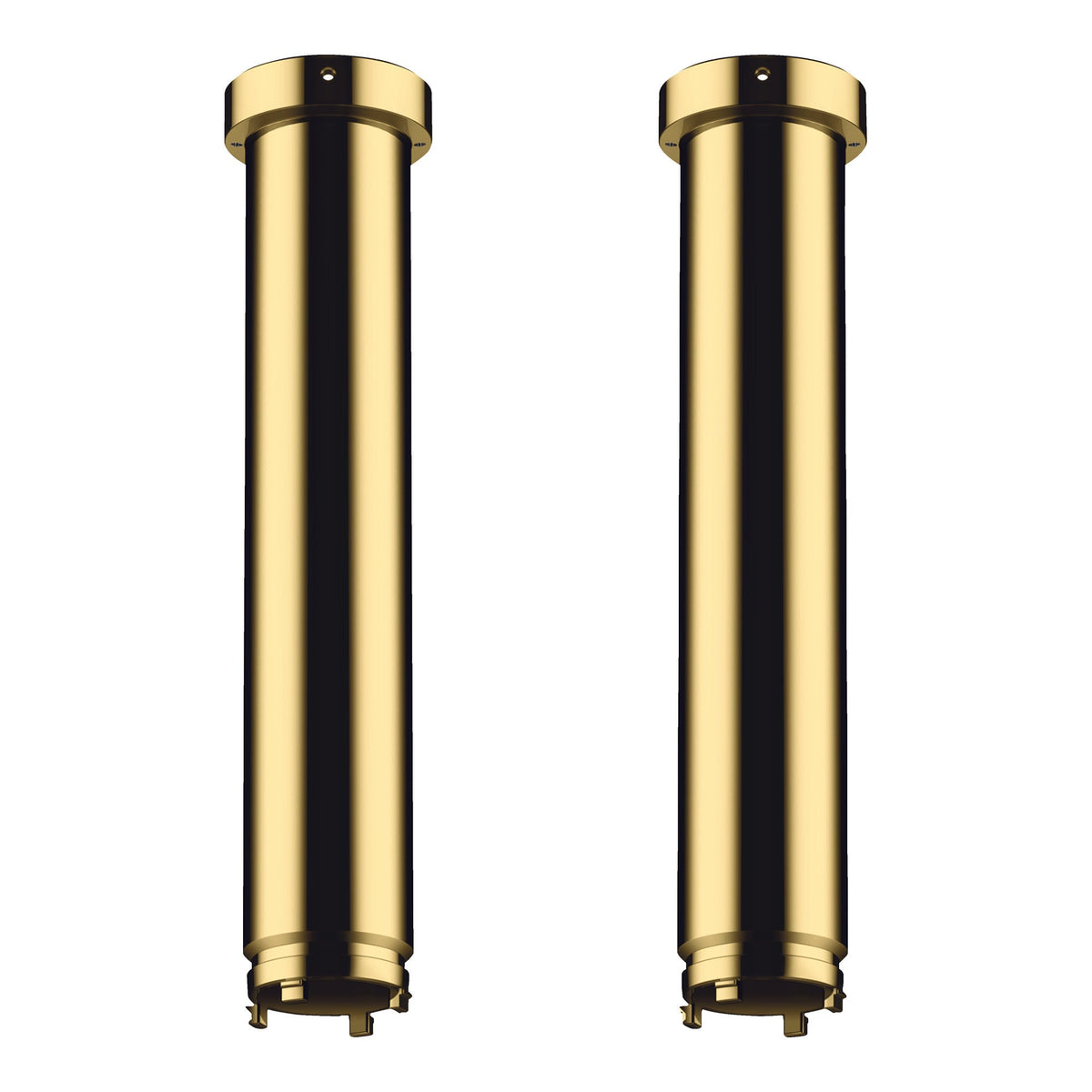 AXOR ShowerSolutions Extension set 230 mm for ceiling connector ShowerHeaven 1200 300 4jet Polished Gold Optic 13603990