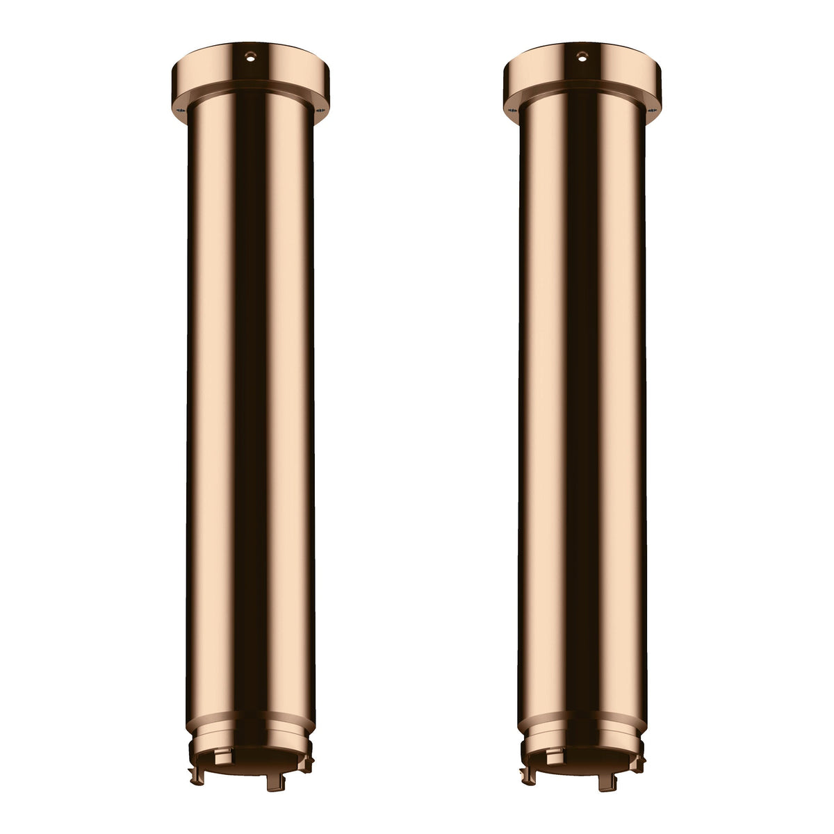 AXOR ShowerSolutions Extension set 230 mm for ceiling connector ShowerHeaven 1200 300 4jet Polished Red Gold 13603300