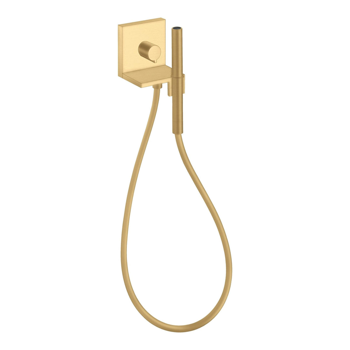 AXOR ShowerSolutions Hand shower module 120 120 for concealed installation square Brushed Gold Optic 10651250