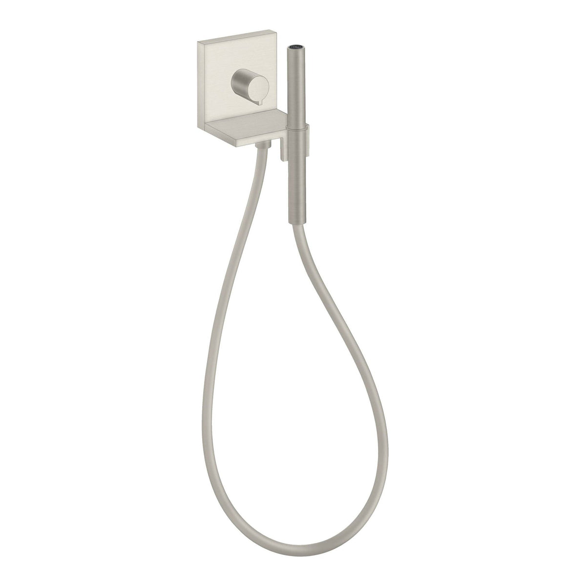 AXOR ShowerSolutions Hand shower module 120 120 for concealed installation square Stainless Steel Optic 10651800