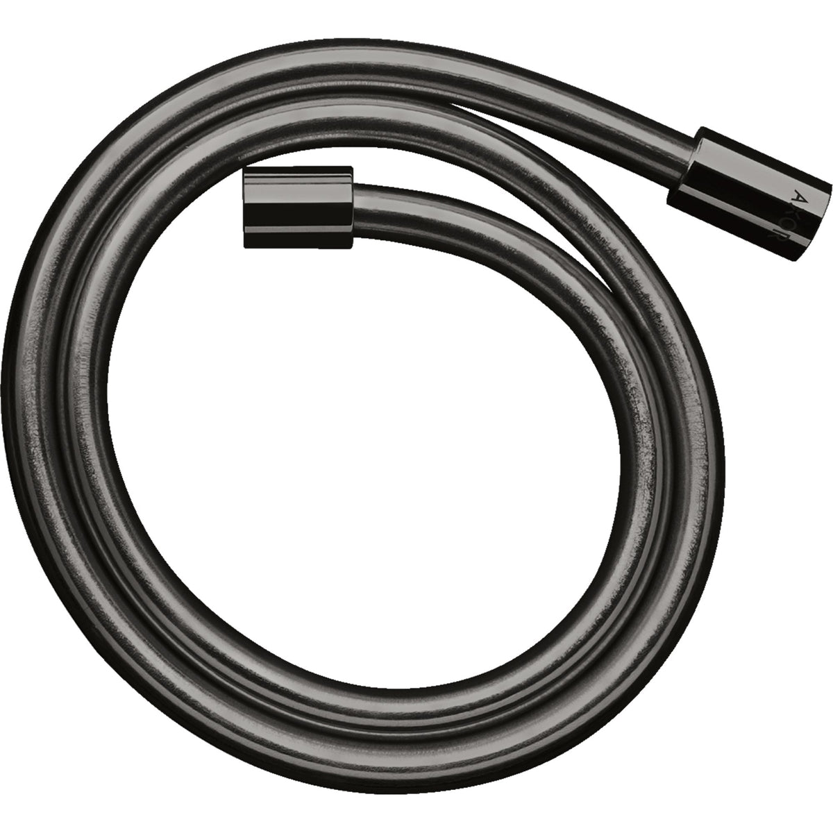 AXOR-ShowerSolutions-Metal-effect-shower-hose-1-25-m-with-cylindrical-nuts-Polished-Black-Chrome-28282330