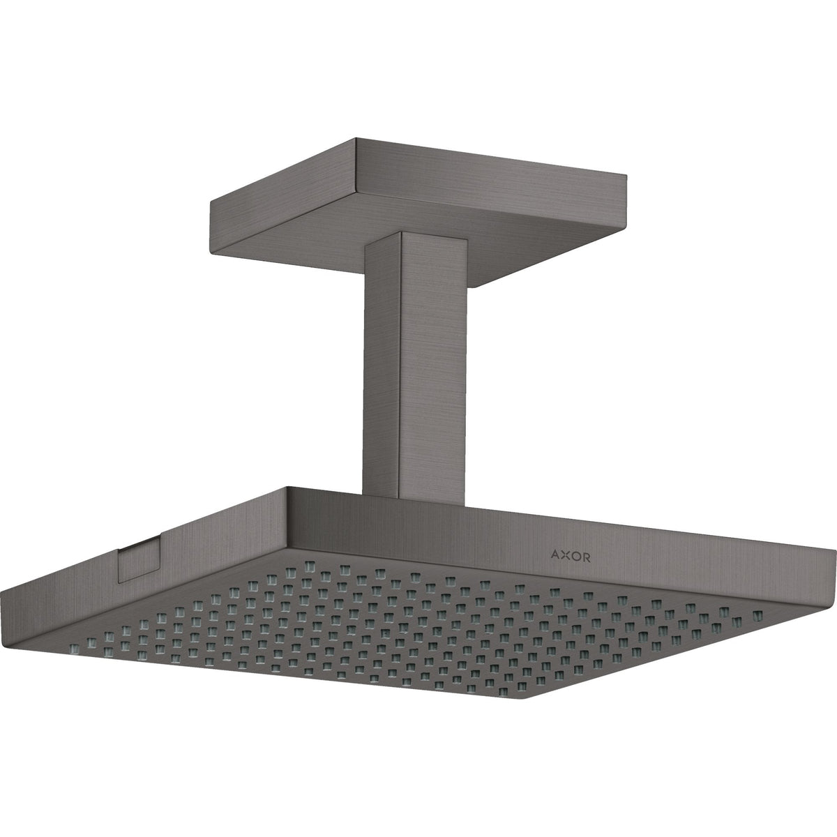 AXOR-ShowerSolutions-Overhead-shower-240-240-1jet-with-ceiling-connection-Brushed-Black-Chrome-10929340
