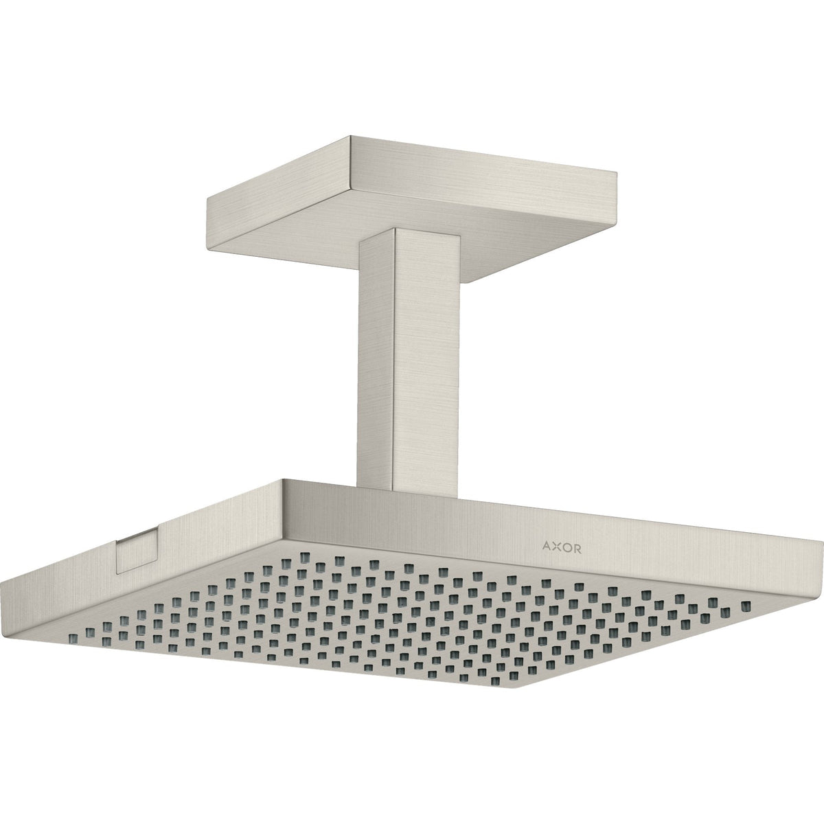 AXOR-ShowerSolutions-Overhead-shower-240-240-1jet-with-ceiling-connection-Stainless-Steel-Optic-10929800