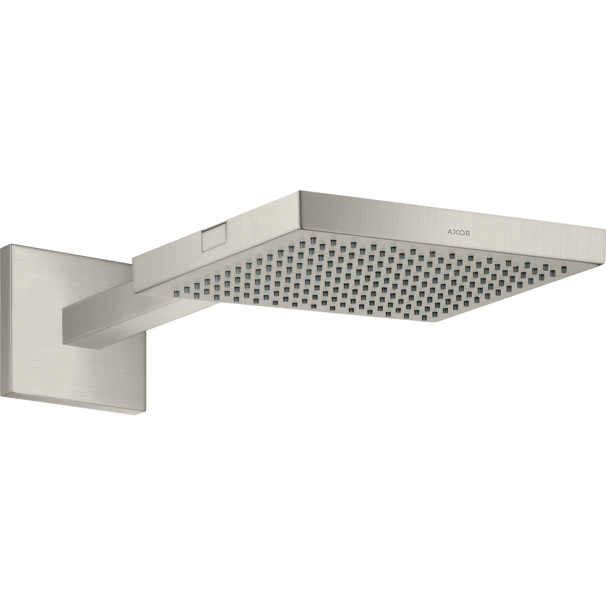 AXOR-ShowerSolutions-Overhead-shower-240-240-1jet-with-shower-arm-Stainless-Steel-Optic-10925800