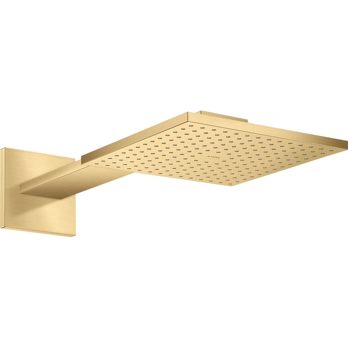 AXOR-ShowerSolutions-Overhead-shower-250-250-2jet-with-shower-arm-Brushed-Gold-Optic-35310250