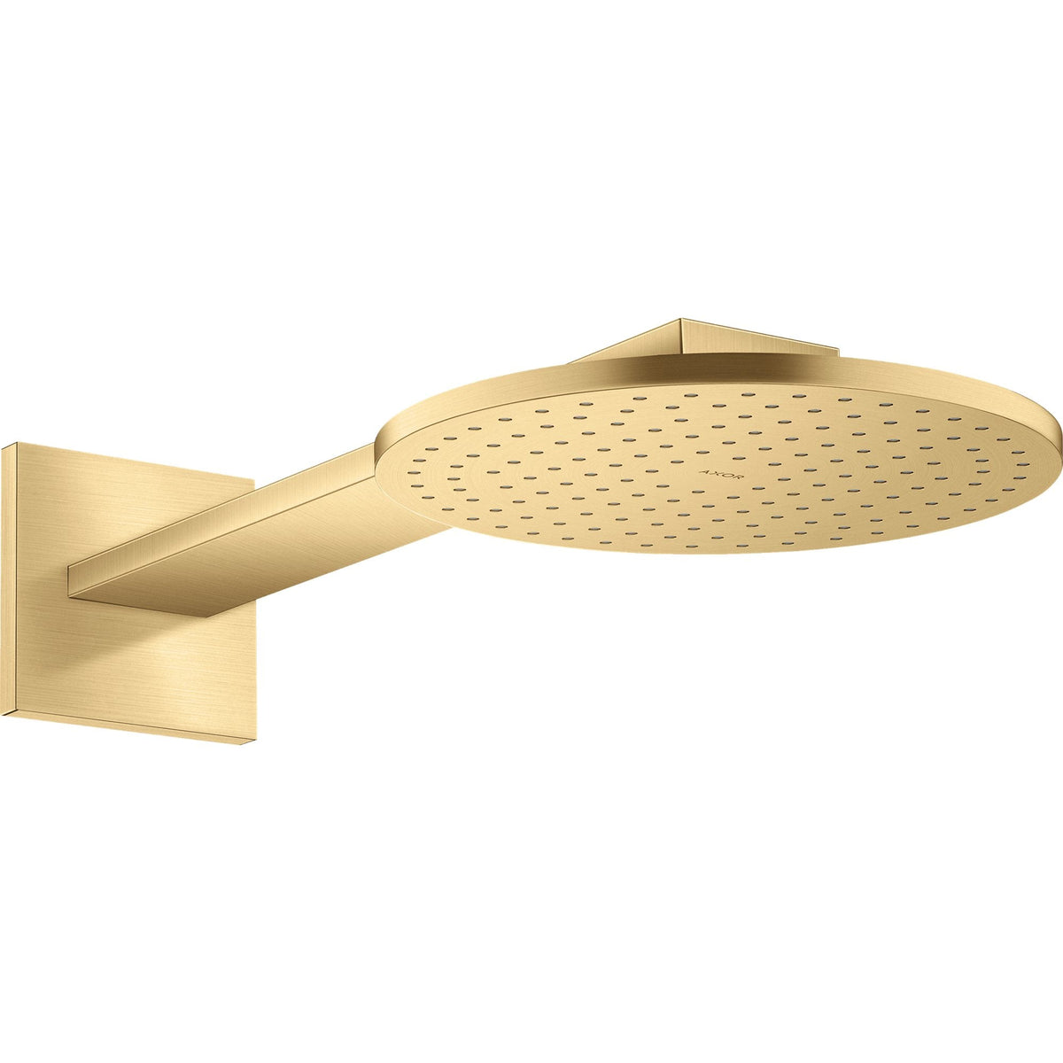 AXOR-ShowerSolutions-Overhead-shower-250-2jet-with-shower-arm-Brushed-Gold-Optic-35296250
