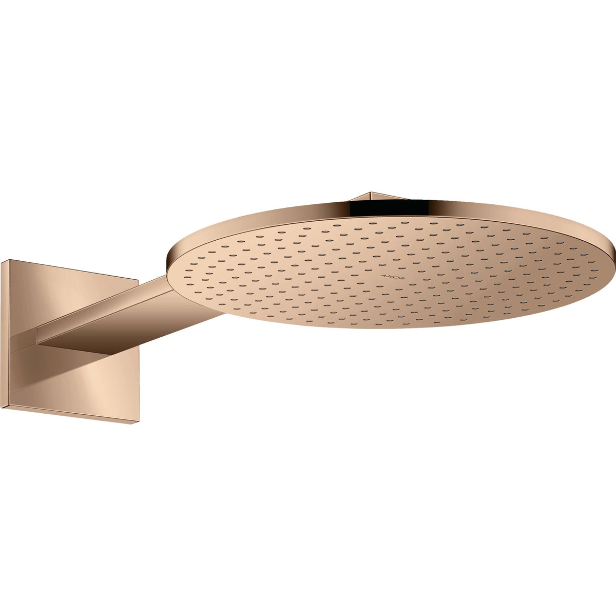 AXOR-ShowerSolutions-Overhead-shower-300-2jet-with-shower-arm-Polished-Red-Gold-35303300