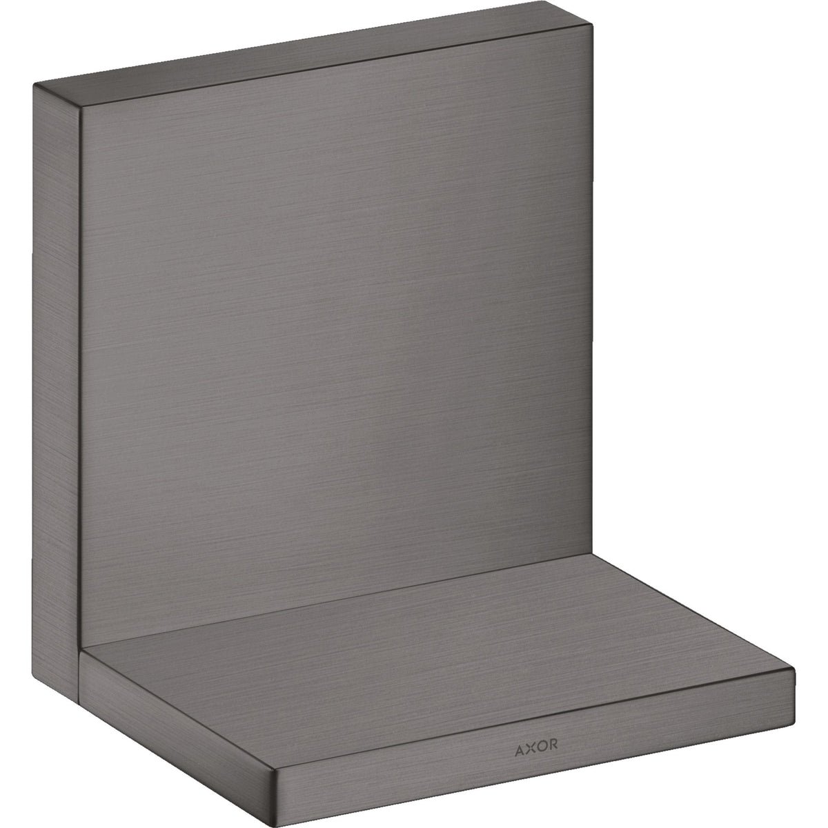 AXOR-ShowerSolutions-Shelf-120-120-Brushed-Black-Chrome-40872340