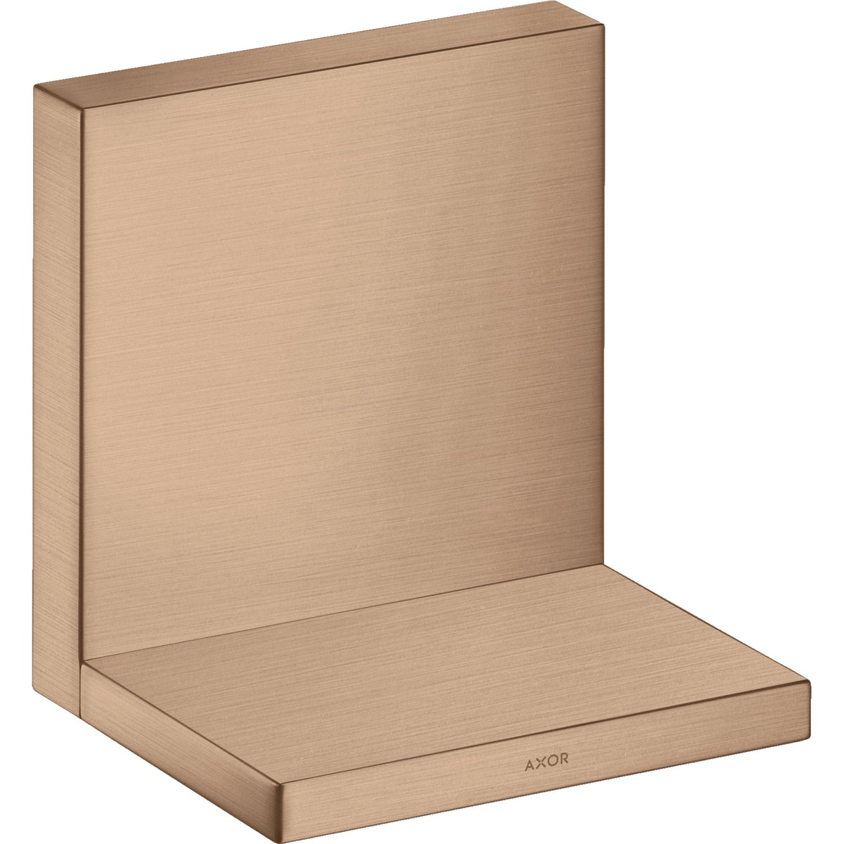 AXOR-ShowerSolutions-Shelf-120-120-Brushed-Red-Gold-40872310