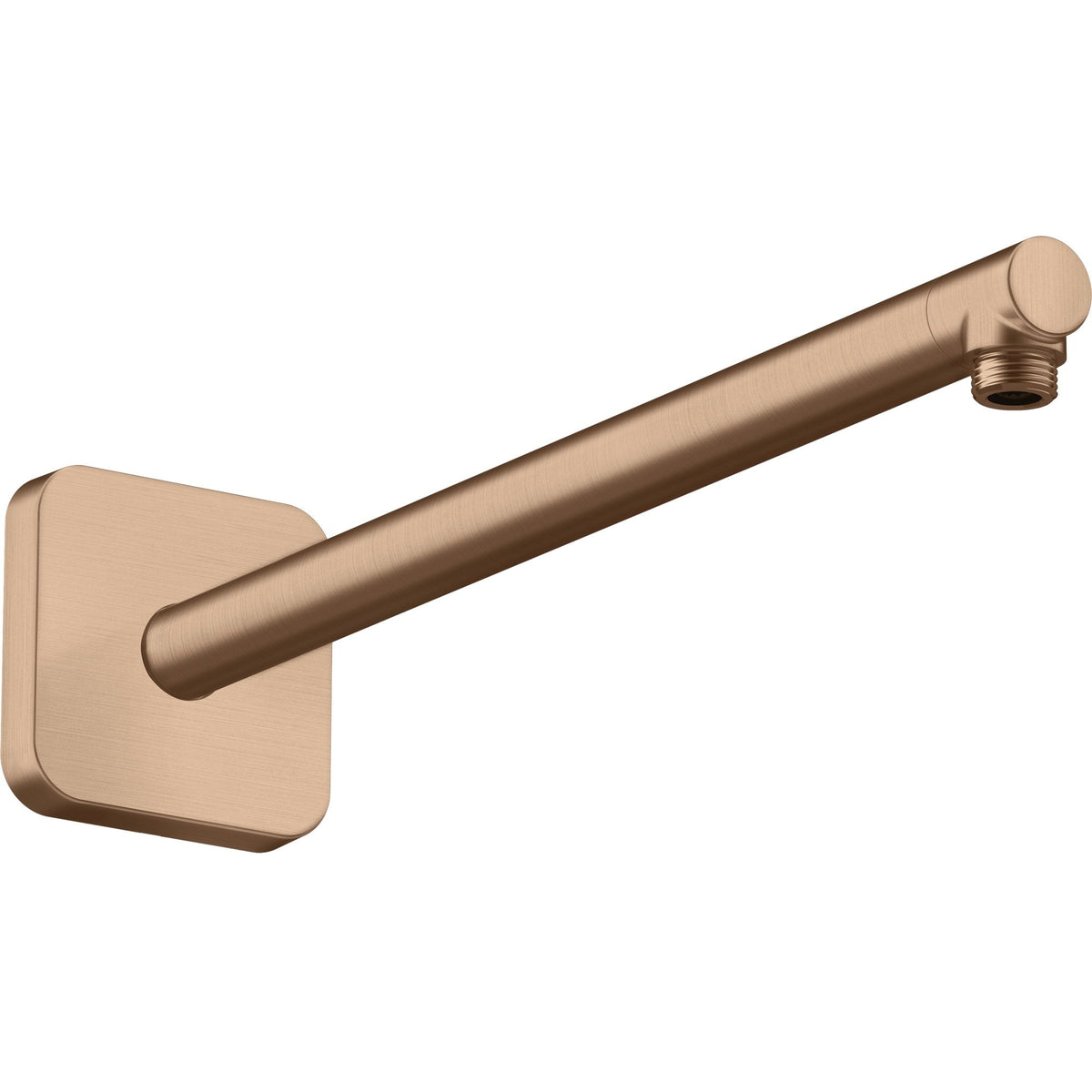 AXOR-ShowerSolutions-Shower-arm-390-mm-softsquare-Brushed-Red-Gold-26967310